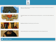 Tablet Screenshot of cradleofprayer.org